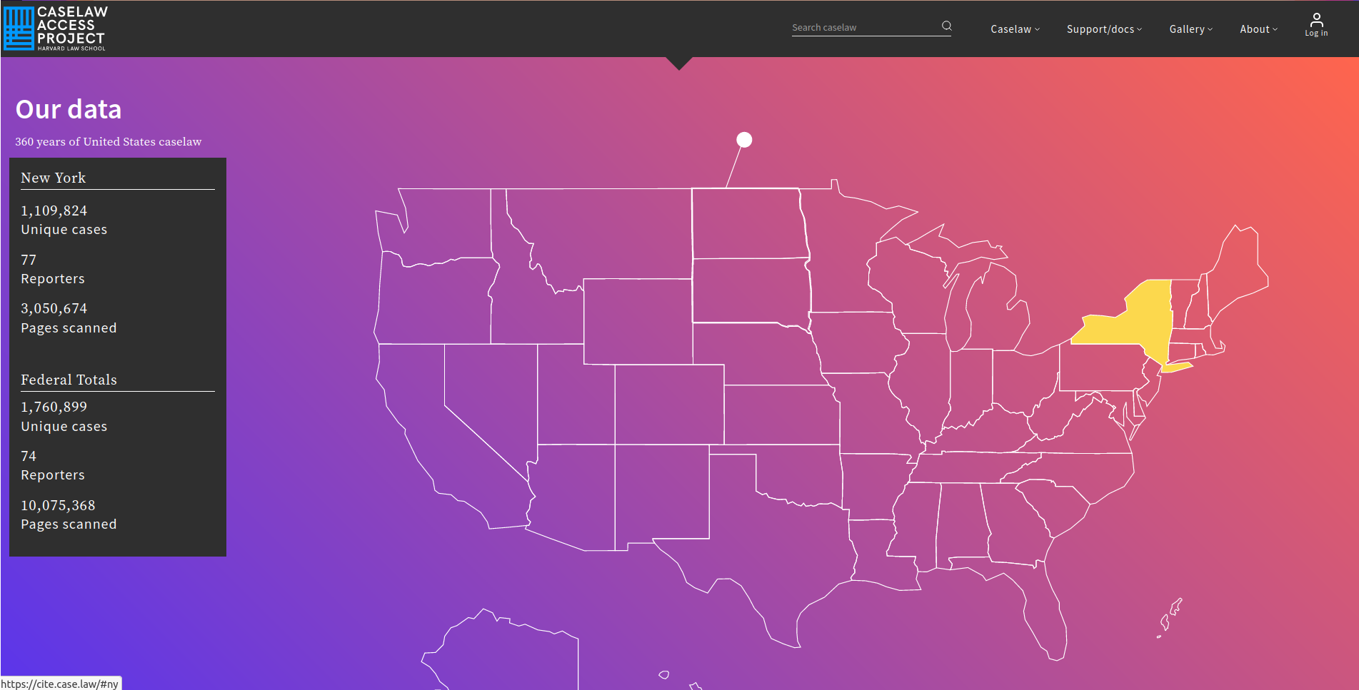 Open Source Legal: Caselaw Access Project