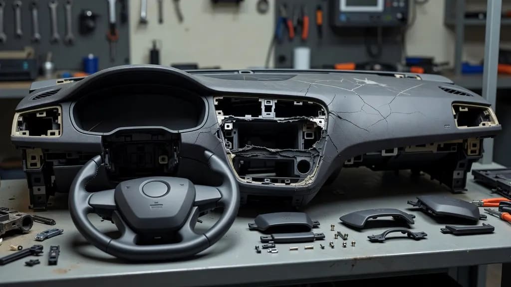 Naprawa Deski Rozdzielczej Po Wystrzale Poduszki