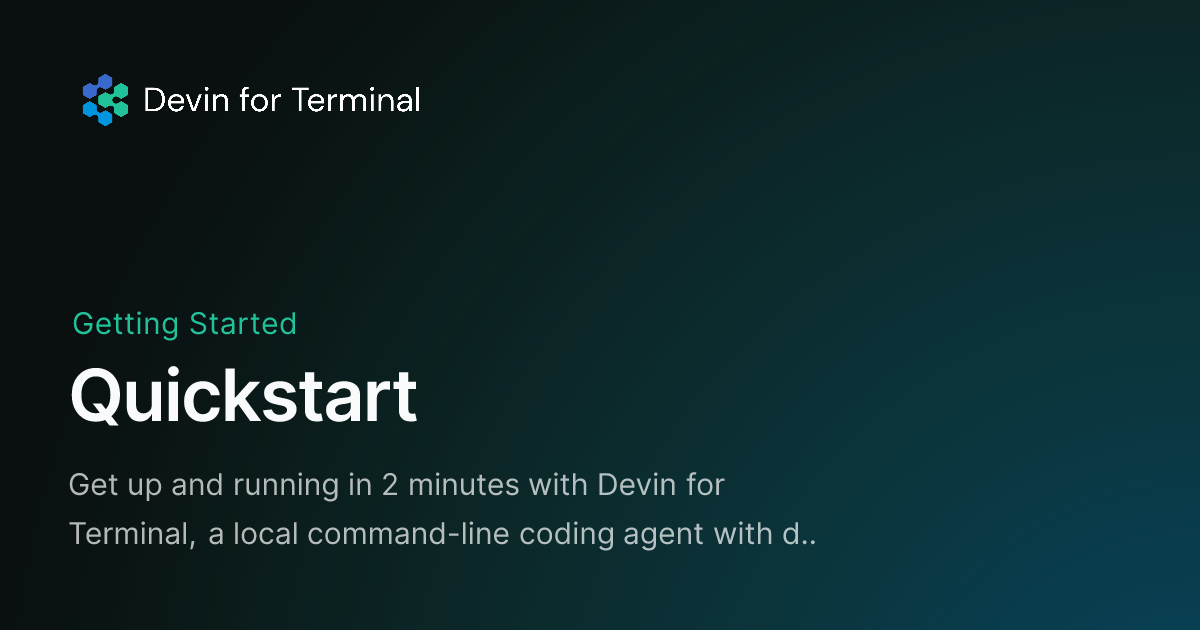 Devin for Terminal