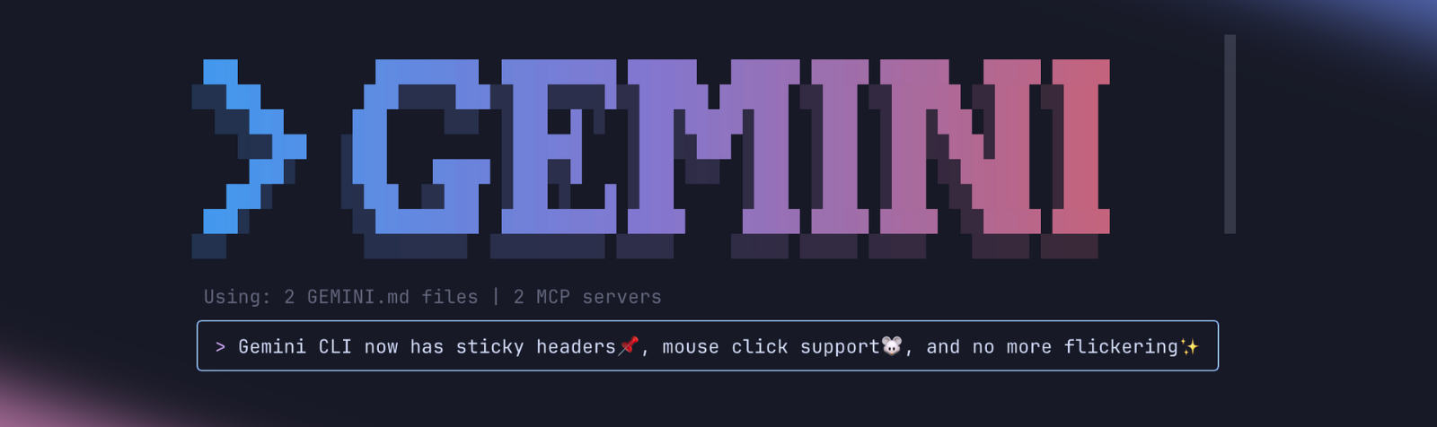 Gemini CLI background