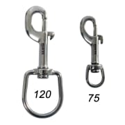 Dead Bolt Snap 1/2" Stainless Steel 76mm - XR Line Mares