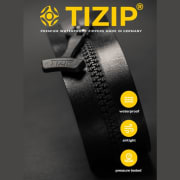 Plast zip TIZIP (ass str) Vann og luft tett plast glidelås