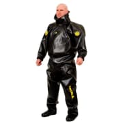 Viking HD (rød eller sort) back zip, m/latex hals og arm mansjett, Tørrdrakt