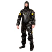 Viking PRO back zip (Sort) Gummi tørrdrakt m/latex hals og arm