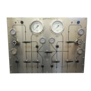 AL Dykkerpanel for  2 dykkere m/Tescom reg. mod 44-1300 serie