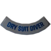Tøymerke - Dry Suit Diver - PADI ( Old model )