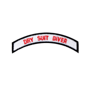 Tøymerke - Dry Suit Diver - PADI