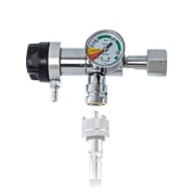 Oxygenregulator S-O-S m/demand og freeflow 0-30 l/min. og man. 1.tr ( Oxy Box #1)