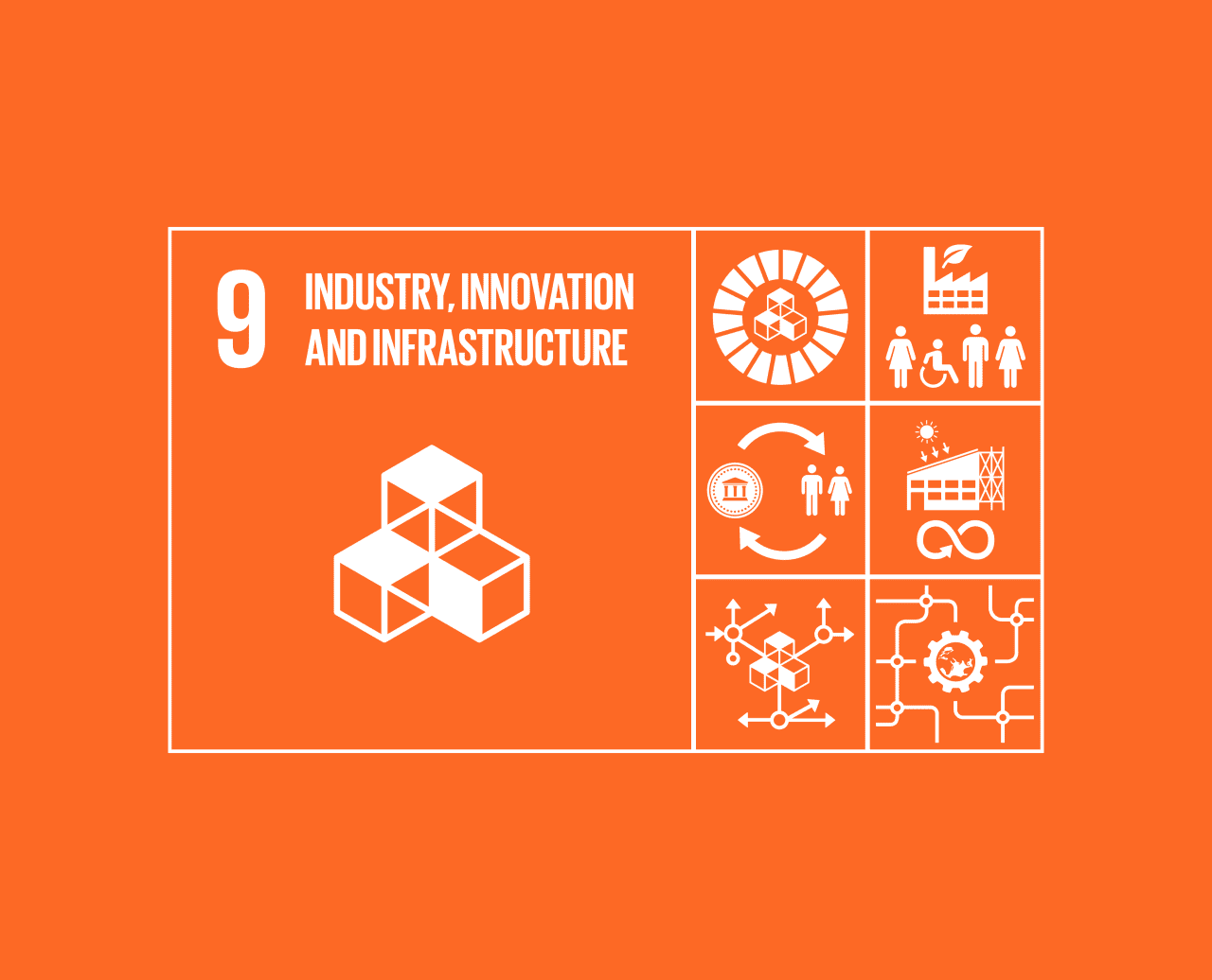 Goal 9: Industry, Innovation and Infrastructure | The Global Goals for Innovation Icon Png
45gtk Goal 9: Industry, Innovation and Infrastructure | The Global Goals for Innovation Icon Png
45gtk