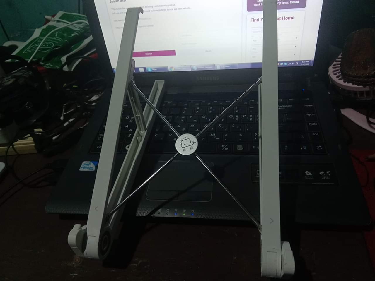 bought a laptop stand