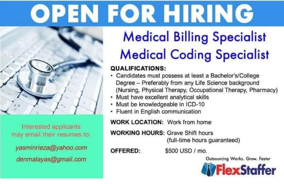 medical billing and code specialist