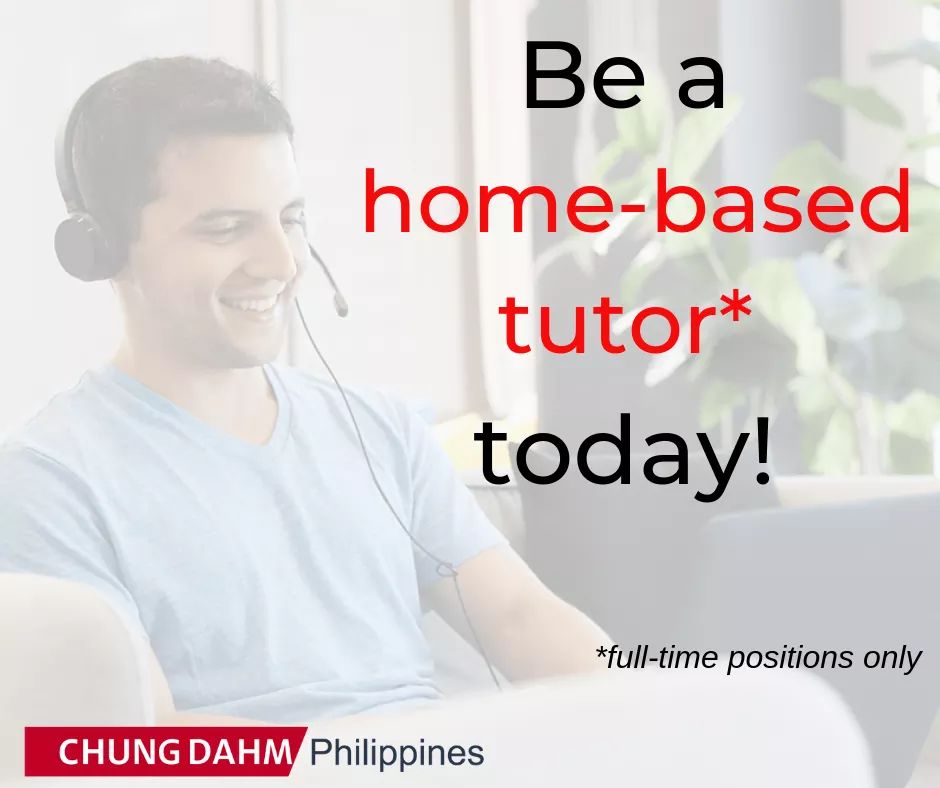 Chungdahm Phils hiring full-time online home-based ESL teachers