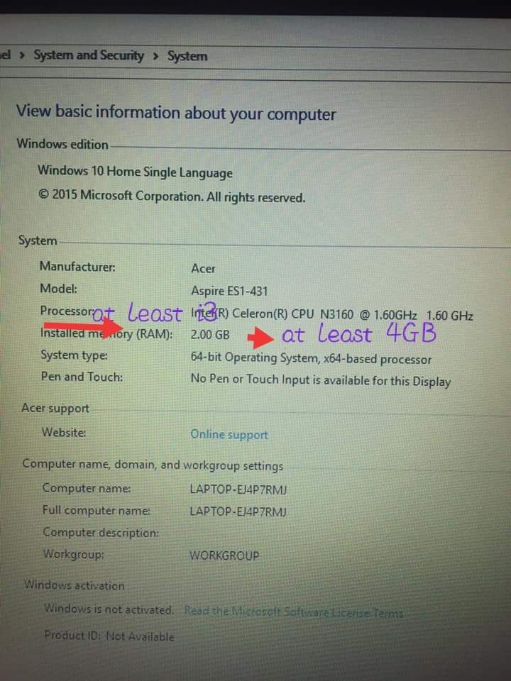 I was wondering if my laptop with 2G Ram can be used for home-based jobs?