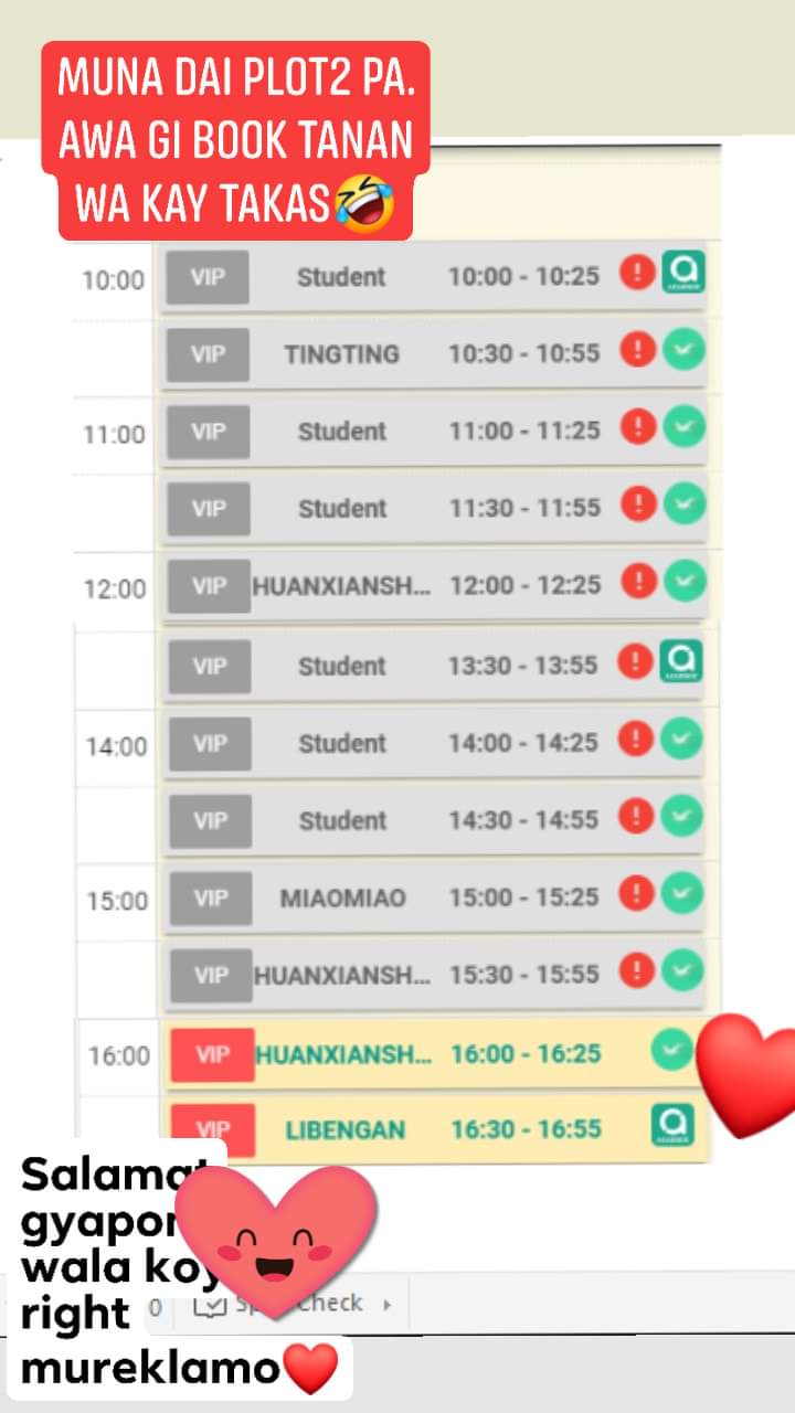 What's the working schedule for those who are teachers in Acadsoc?