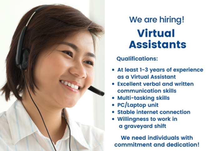 Looking for enthusiastic Digital Marketing Virtual Assistants to join our team