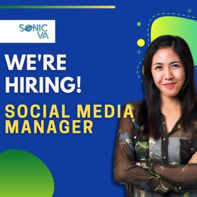 Sonic VA looking for Social Media Manager to join our team