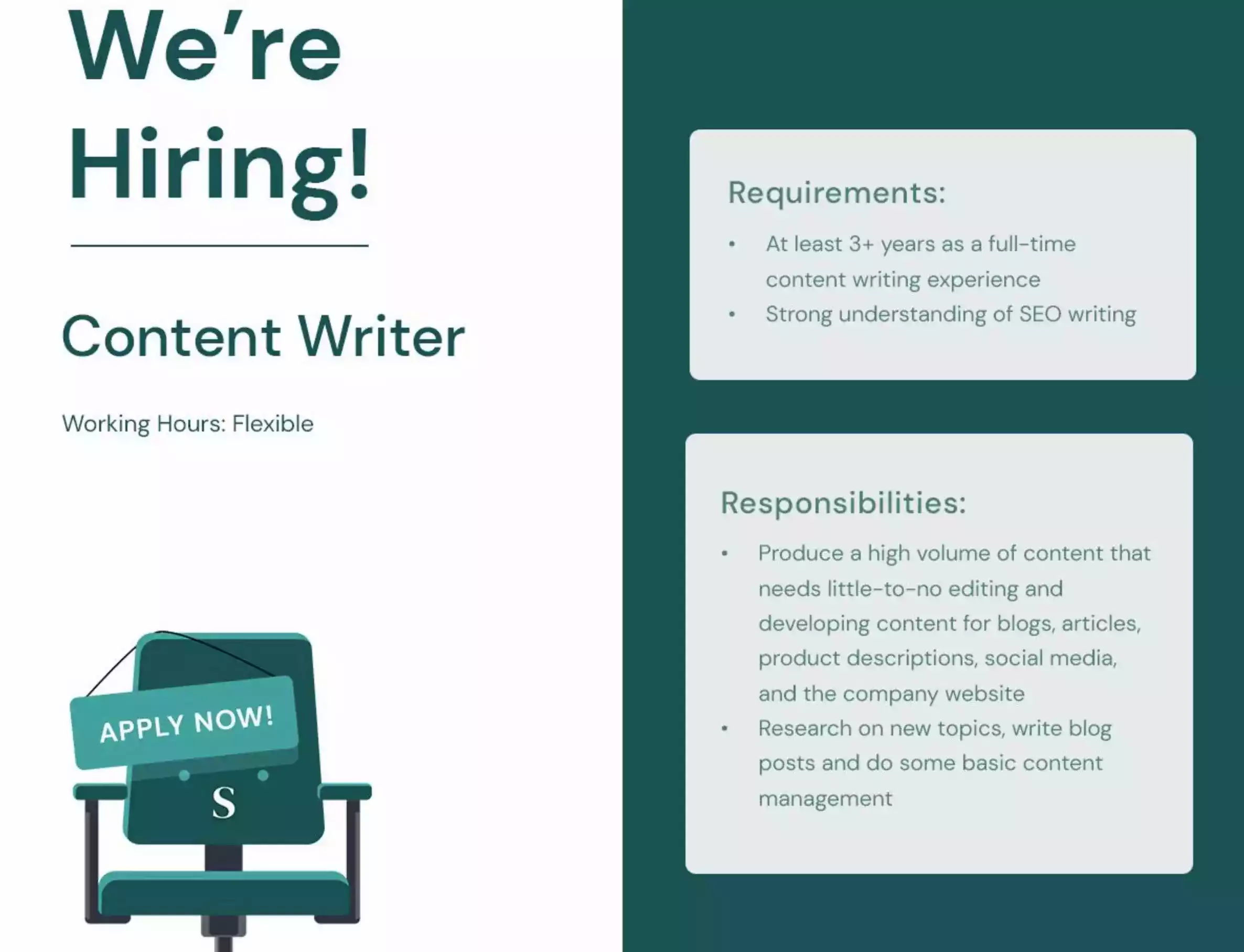 Career Shepherd is looking for a Technical Recruiter and a Content Writer!