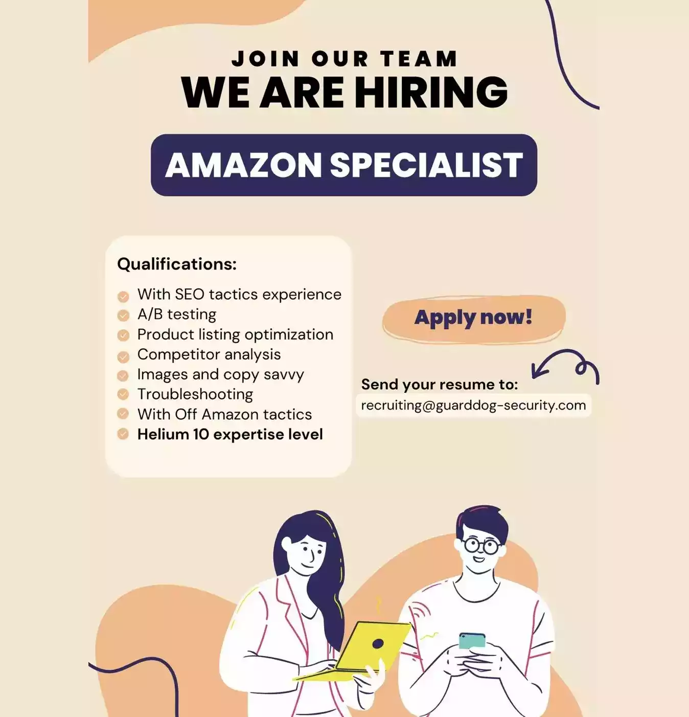 Skyline USA Incorporated / Guard Dog Security is looking for an Amazon Account Specialist