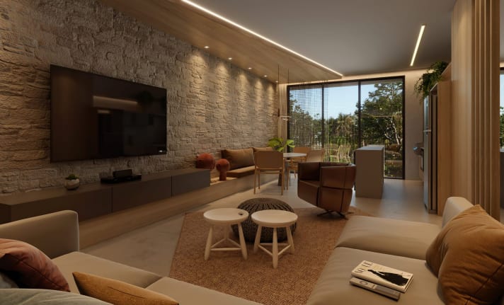 Sophisticated environment with sea view at Auguri Carneiros