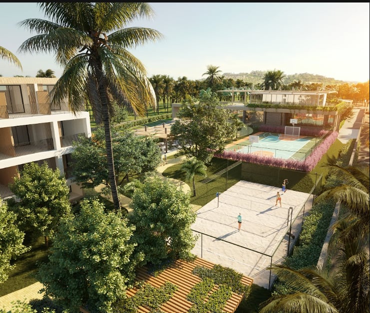 Multi-sports and beach sports court