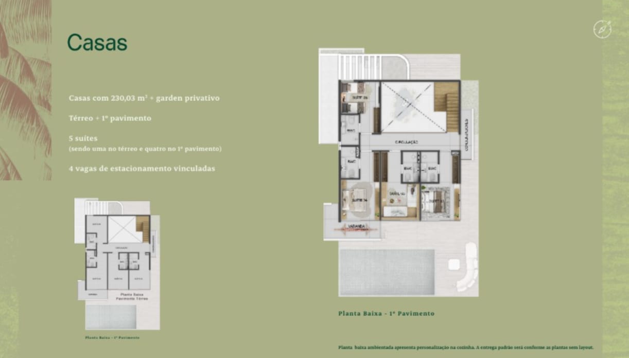 Casa - Plantas - Beach Class Manguinhos