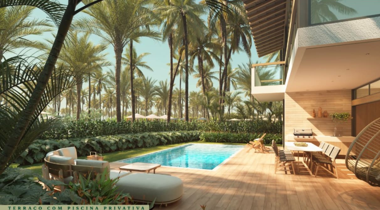 Casa com Piscina Privativa - Beach Class Manguinhos