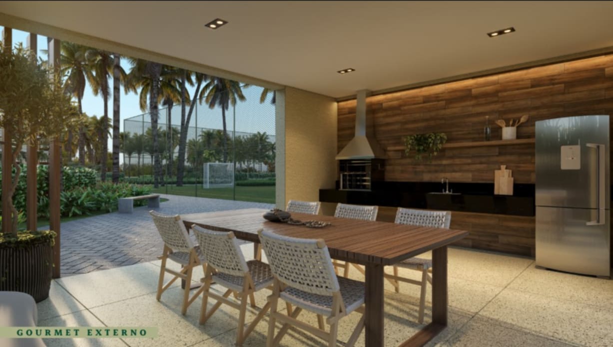 Espaço Gourmet Externo - Beach Class Manguinhos