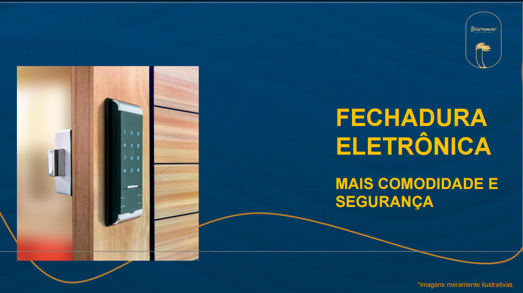 Electronic lock - security feature - Beiramar Prince
