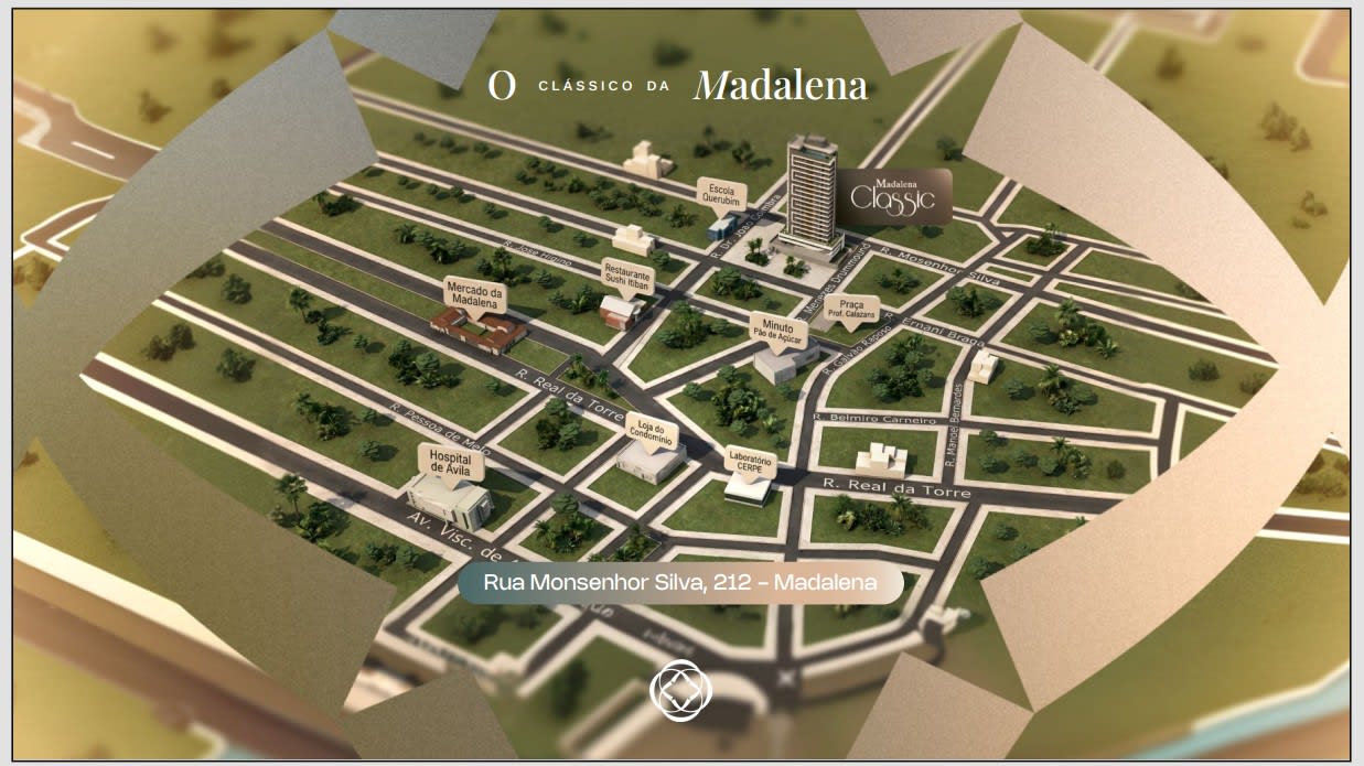 Localização - Rua Monsenhor Silva, 212, Madalena