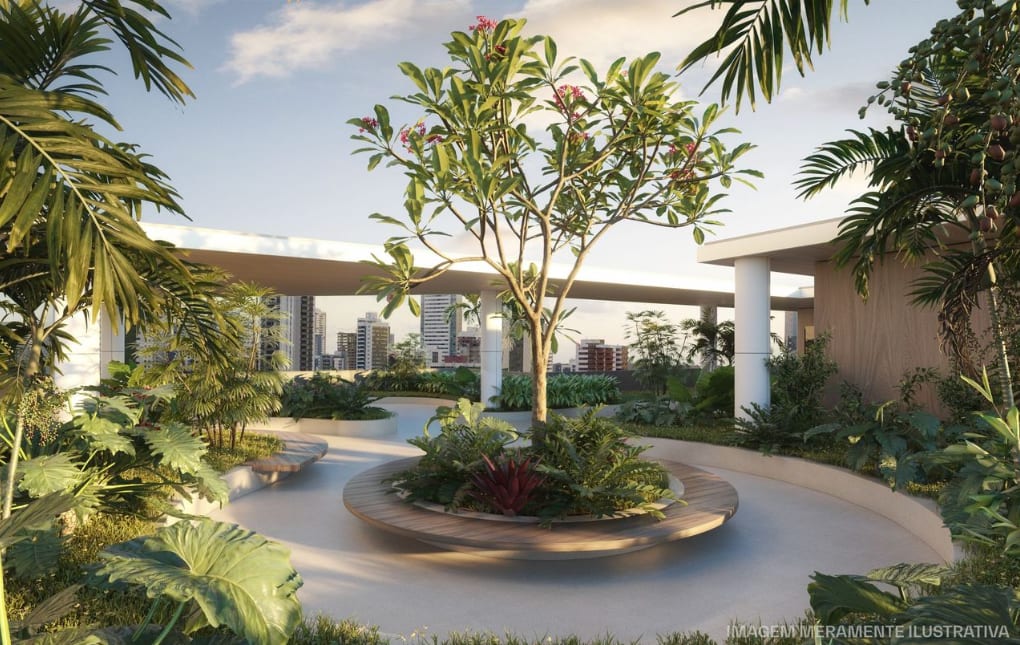 Healing Garden - therapeutic garden at Recife MedCenter