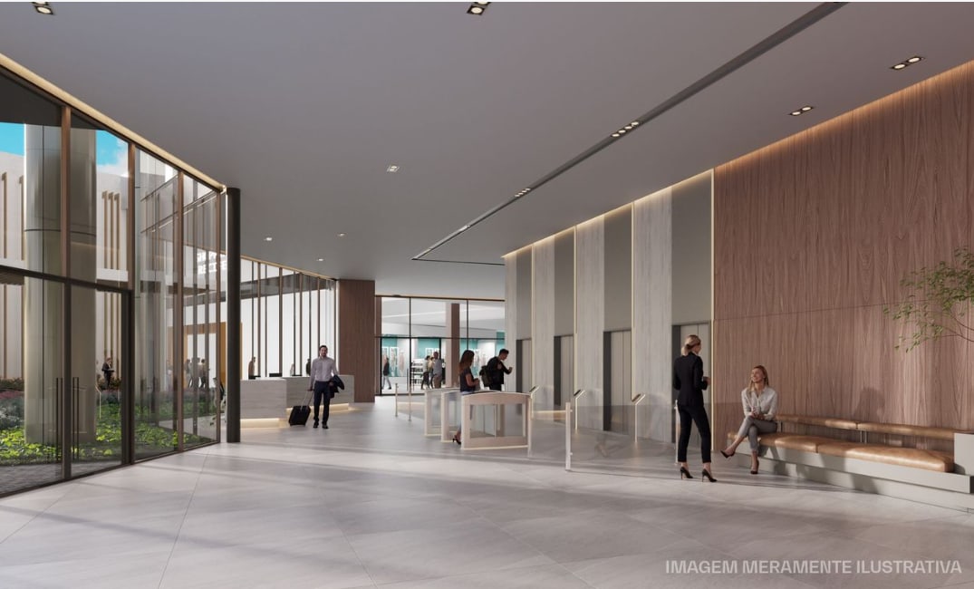 Ground floor lobby at Recife MedCenter