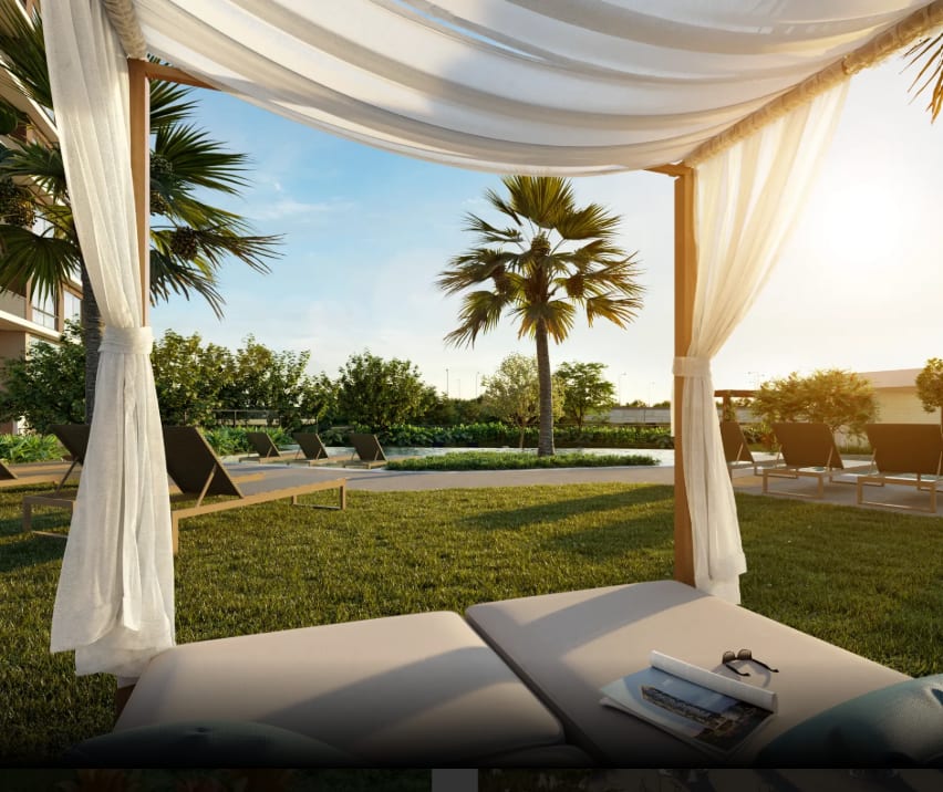 Garden deck cabana at Concept João Farinha