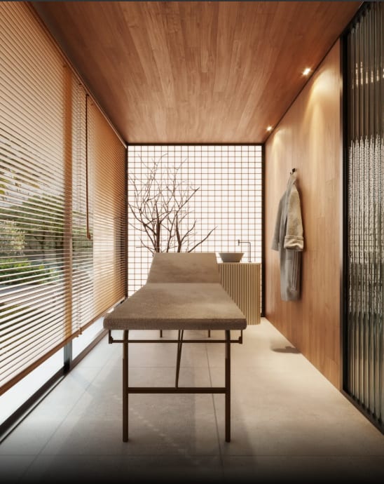 Massage room and spa at Concept João Farinha