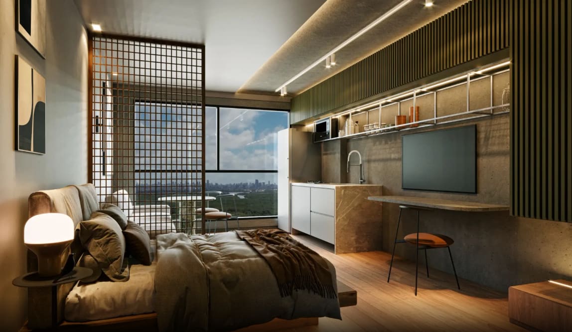 Furnished studio at Concept João Farinha