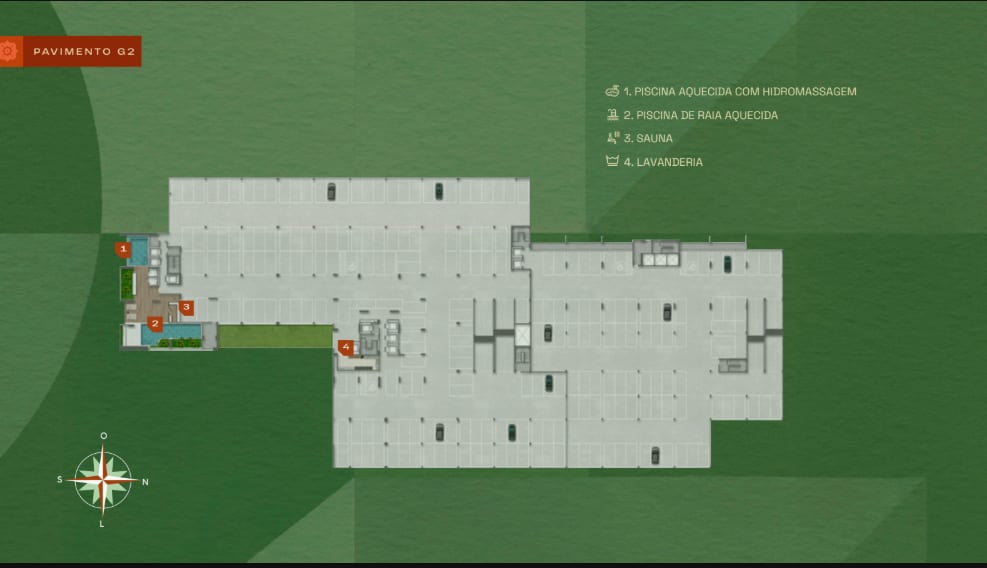 G2 floor plan, Tower G