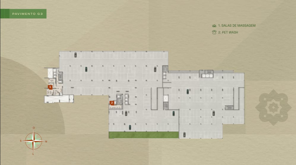 G3 floor plan, Tower G