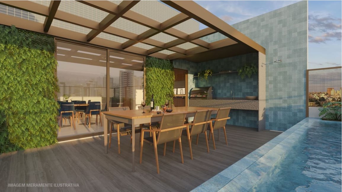 Rooftop grill area at Square Rosarinho