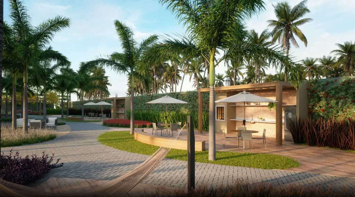 Barbecue area at Beach Class Wave
