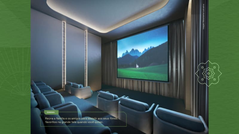 Private cinema at Raízes