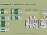 Planta - Apartamento 2 Quartos - miniatura