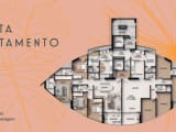 Planta - Apartamento 131m² - miniatura