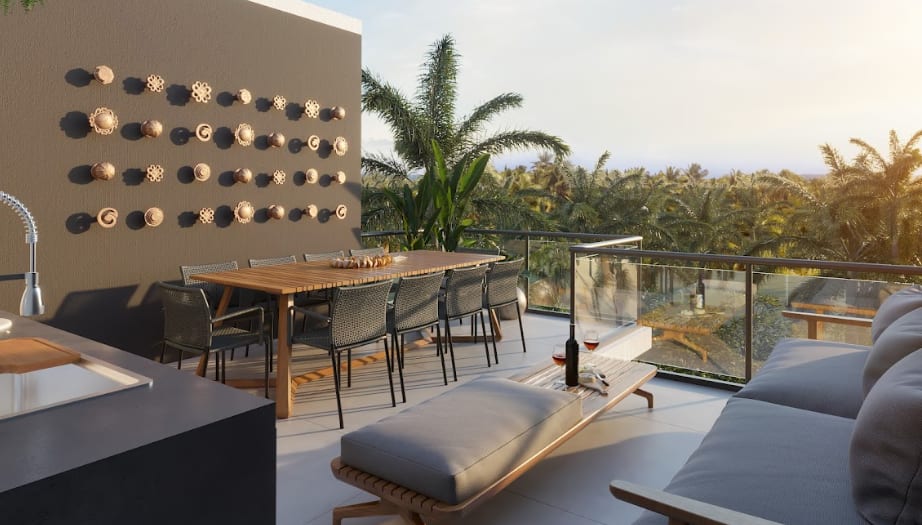 Stunning rooftop