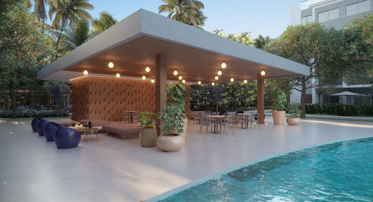 Relaxing Pool Lounge