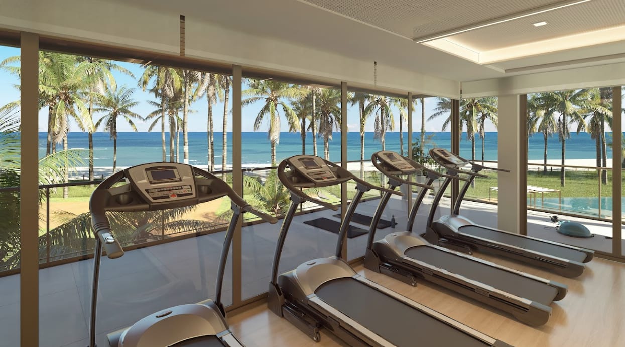 Weight and aerobic gym