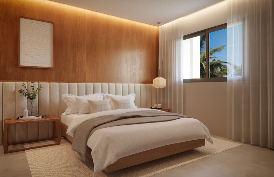 Decorated suite of apartment at Orla