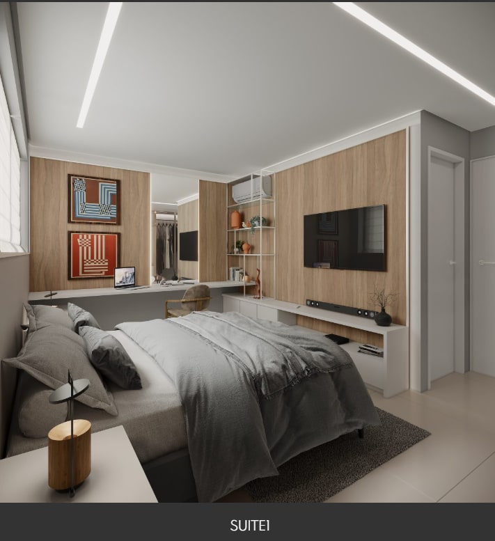 Finely decorated Master Bedroom