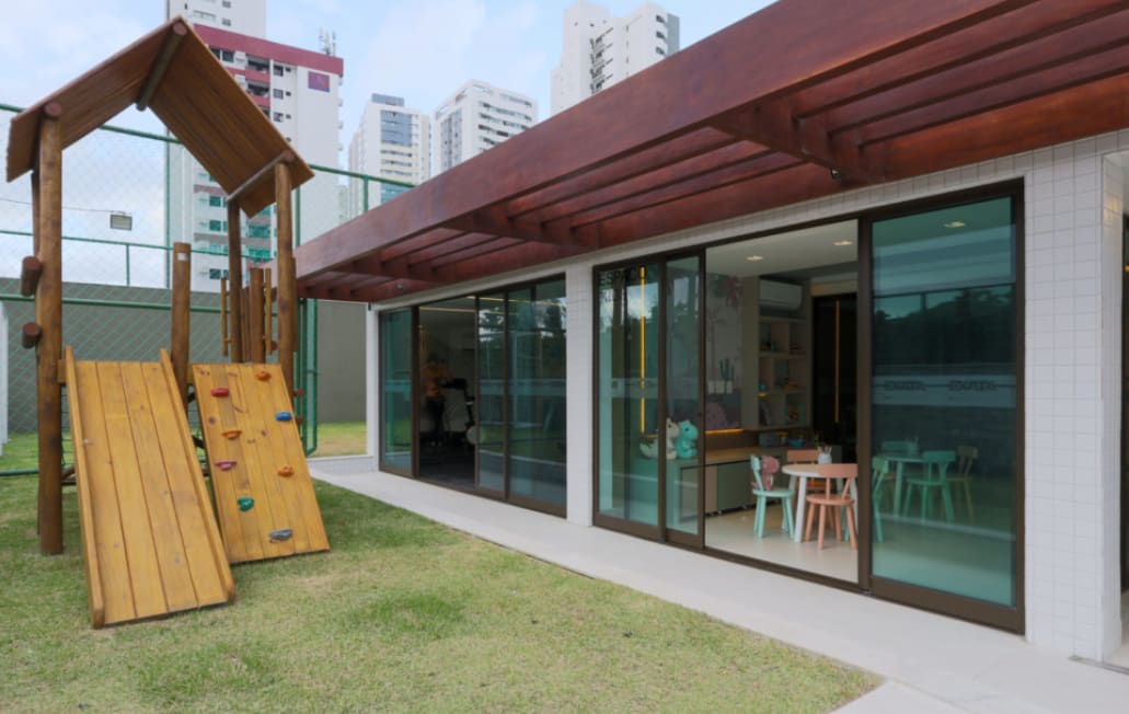 Safe outdoor playground