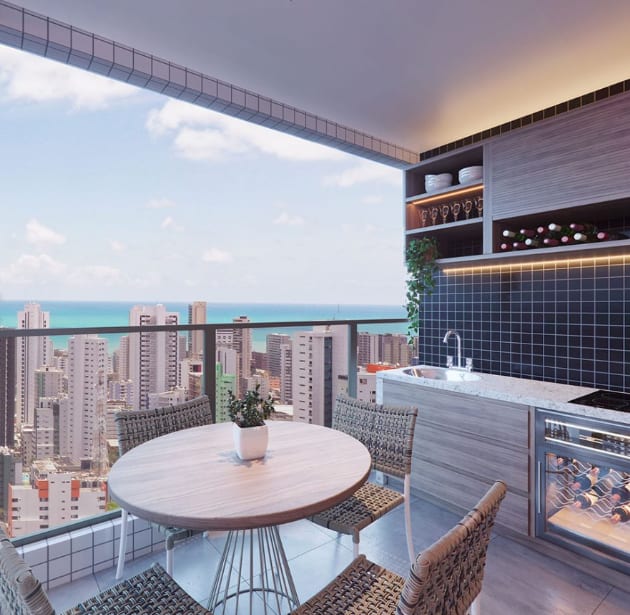 Charming Gourmet Balcony