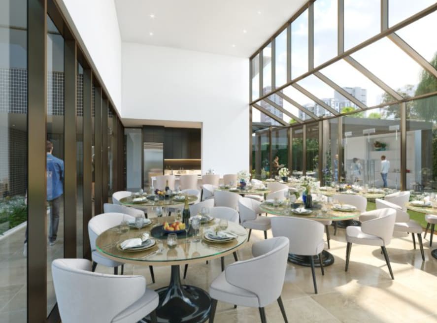 Party hall and gourmet space