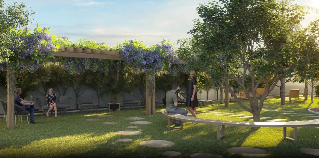 Integrated gathering area